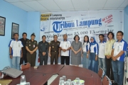 Kajati Silaturahmi Ke Surat Kabar Umum Tribun Lampung