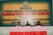 Sosialisasi Penguat Jaringan Masyarakat Anti KKN Kejaksaan Tinggi Lampung Tahun 2015
