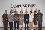 Kajati Kunjungan Ke Redaksi Surat Kabar Lampost & Radar